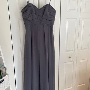 Brand new, with tags: Sorella Vita Charcoal Grey Gown